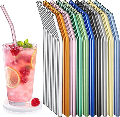 glass tumbler straw|clear drinking glass with straw.